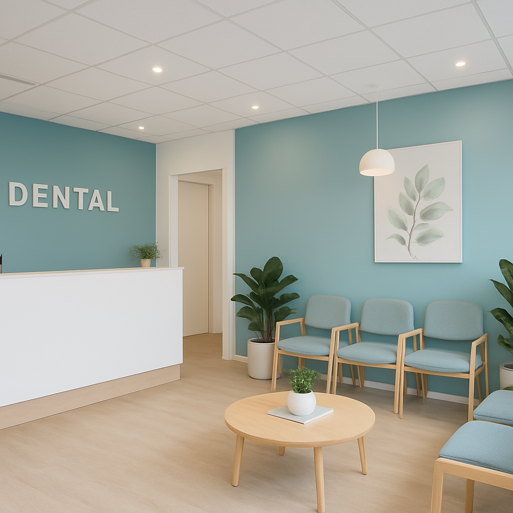 Welcoming reception area at Good Smile Dental in Windsor NSW
